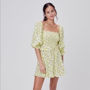 For Love & Lemons Chrysanthemum Mini Dress